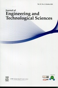 Image of journal of Engineering and Technological Sciences Vol.50, No.4, October 2018