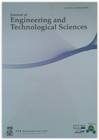 Image of journal of Engineering and Technological Sciences Vol.49,No.4,October 2017