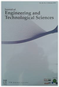 Image of journal of Engineering and Technological sciences Vol.48,No.1,February 2016