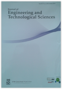 Image of journal of Engineering and Technological Sciences Vol.49,No.5,November 2017