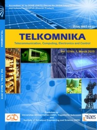 Image of TELKOMNIKA Telecommunication, Computing, Electronics and Control Vol. 15 No. 4, December 2017